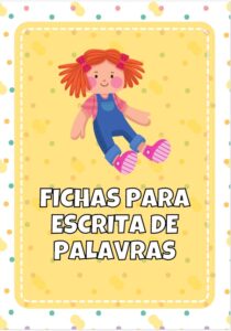 FICHAS PARA ESCRITA DE PALAVRAS