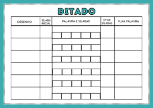 Ditado diferente