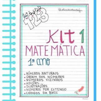 CADERNO 1 MATEMÁTICA 1º ANO