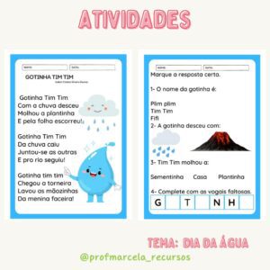 Atividade dia da água