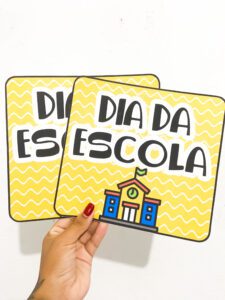 Jogo da memória gigante – dia da escola