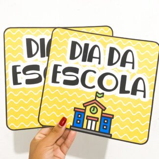 Jogo da memória gigante - dia da escola