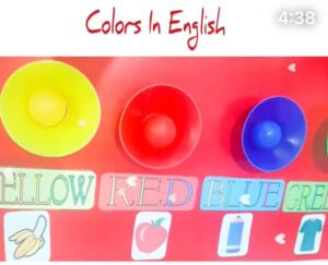 Jogo cores em inglês