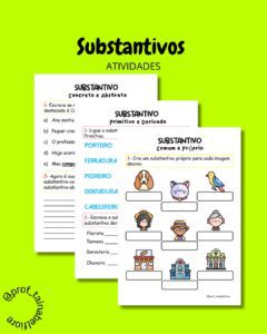 Substantivo atividades
