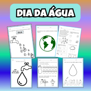 Dia da água atividade educação infantil