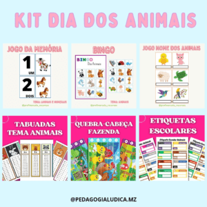 KIT DIA DOS ANIMAIS