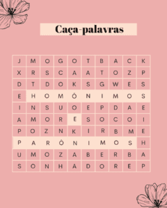 Caça-palavras: homônimos e parônimos