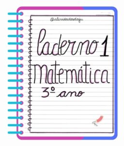 CADERNO 1 MATEMÁTICA 3º ANO