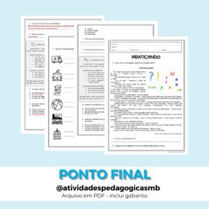 ATIVIDADE – ponto final (PDF)