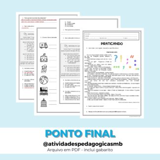 ATIVIDADE - ponto final (PDF)