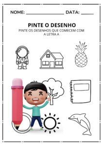 Atividades diversas (para colorir)