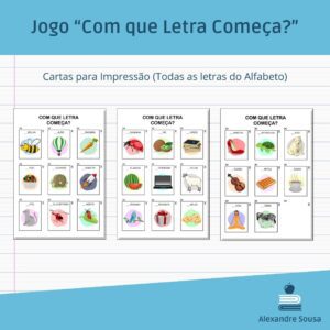Jogo “Com Que Letra Começa?”