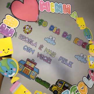 MOLDURA E LEMBRANCINHA DIA DA ESCOLA
