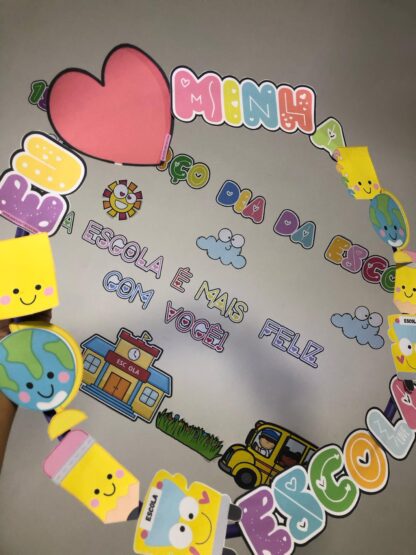 MOLDURA E LEMBRANCINHA DIA DA ESCOLA