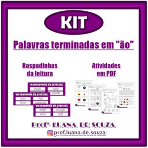 KIT PALAVRAS TERMINAS EM ÃO