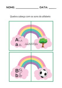 Quebra – Cabeça do Alfabeto