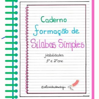 FORMAÇÃO DE SÍLABAS SIMPLES