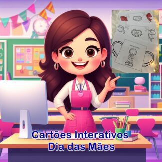 Kit Cartões Interativos Dia das Mães