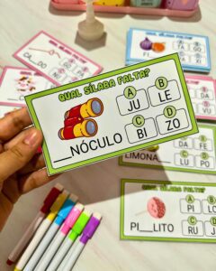 Assinale a Sílaba