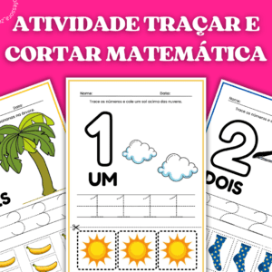 ATIVIDADE MATEMÁTICA- TRAÇAR E CORTAR