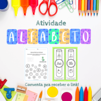 Atividades Pinta Letra e Relógio do alfabeto