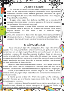 Fichas de leitura fundamental