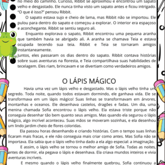 Fichas de leitura fundamental