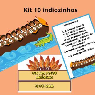 Kit 10 indiozinhos