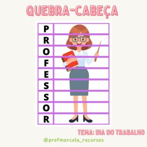 Quebra-cabeça dia do trabalho