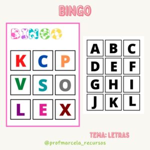Bingo das letras