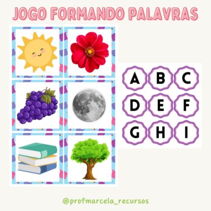 Jogo formando palavras
