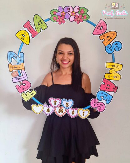 Moldura para bambolê dia das mães - Image 2