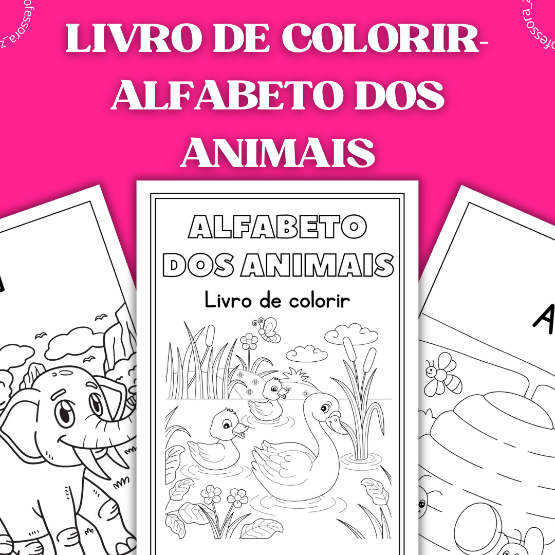 LIVRO DE COLORIR-ALFABETO DOS ANIMAIS