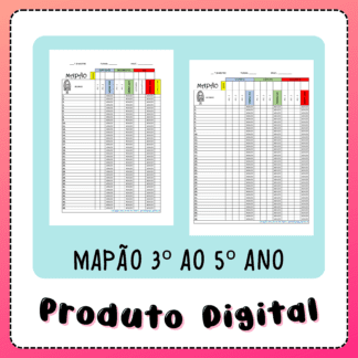 Mapão - 3º ao 5º Ano (Editável)