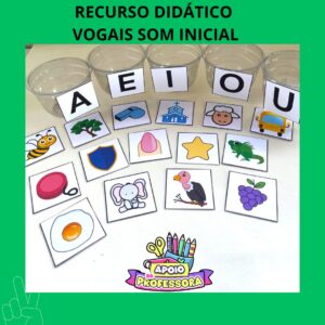 Recurso didático som inicial das vogais