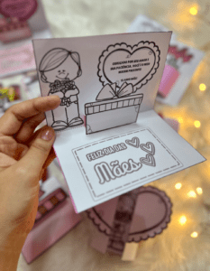 Kit cartões interativos Dia das Mães