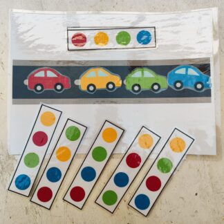 ATIVIDADE CARROS COLORIDOS NA ESTRADA