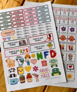 KIT ADESIVOS PLANO DE AULA + INCENTIVOS