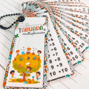 Chaveiro Tabuada de Multiplicação
