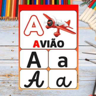 Varal do Alfabeto (Imprensa e Cursiva)