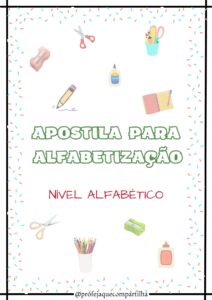 Apostila para alfabetização – Nível Alfabético