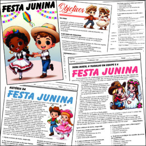 FESTA JUNINA PACOTE DE ATIVIDADES E DECORAÇÃO