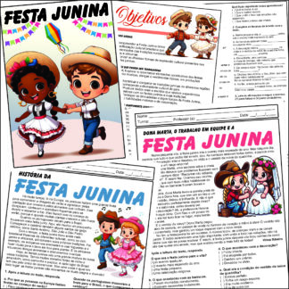 FESTA JUNINA PACOTE DE ATIVIDADES E DECORAÇÃO