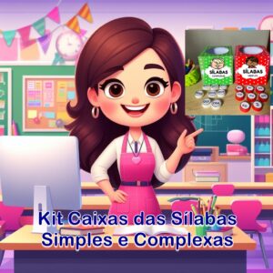 Kit Caixas Sílabas Simples e Complexas