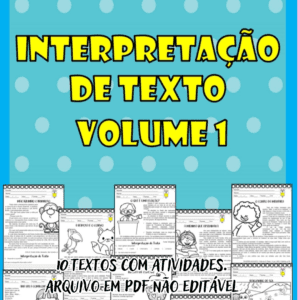 Interpretação de texto volume 1