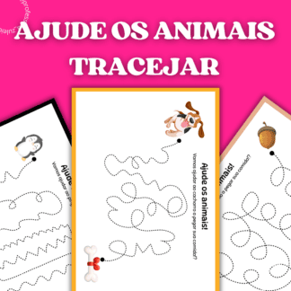 Ajude os animais!- tracejar