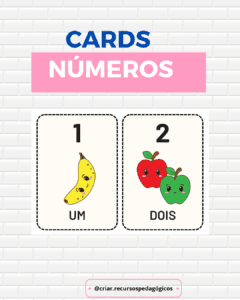 FlashCard Números e frutas