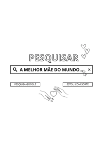 CARTÃO PESQUISAR DIA DAS MÃES