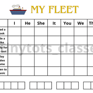 Present continuous battleship