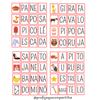 Jogo Construção de palavras